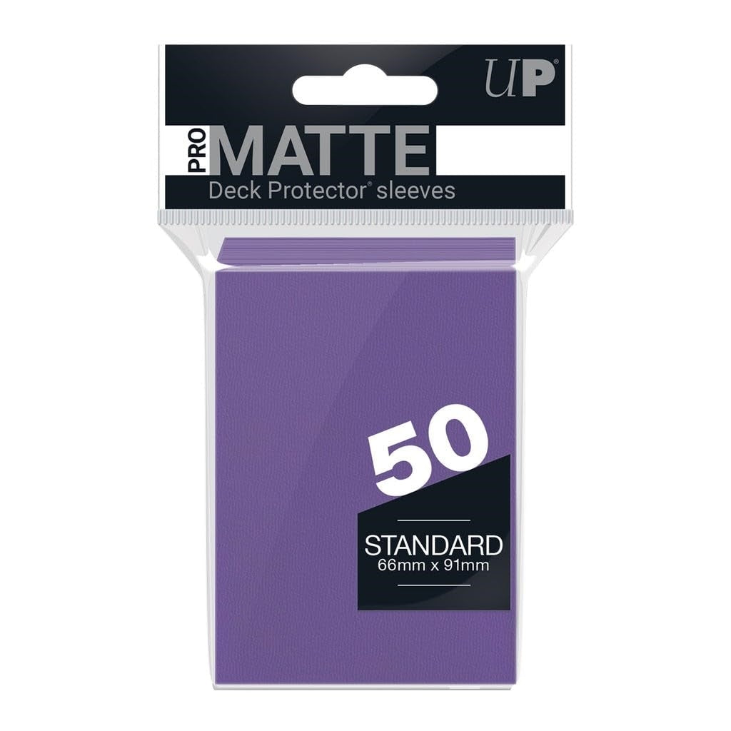 ULTRA PRO - 50 Bustine Standard Pro Matte Purple - Disponibile in 2/3 giorni lavorativi Ultra Pro
