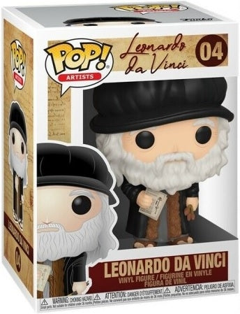 FUNKO POP Pop Artists - 04 Leonardo Da Vinci 9 cm Funko