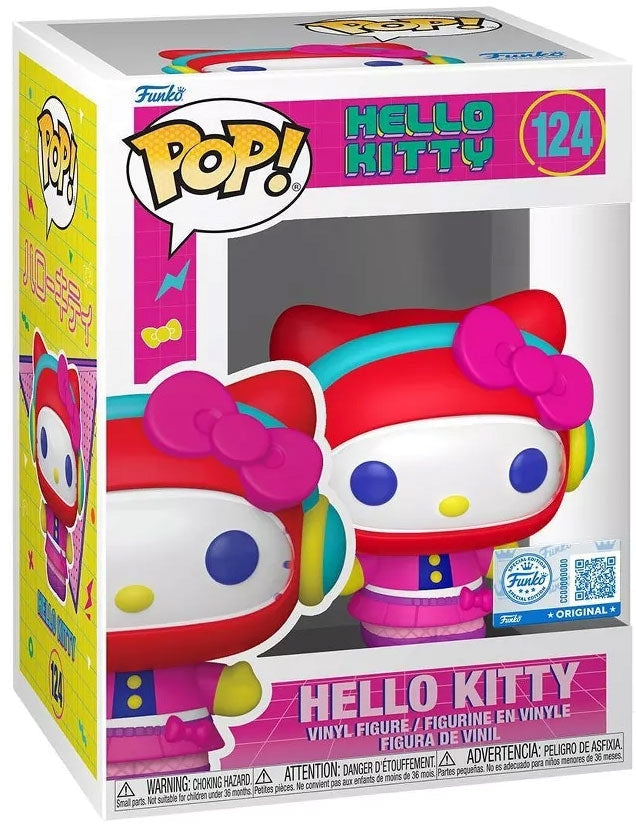 FUNKO POP Sanrio: Hello Kitty - 124 Hello Kitty Arcade (Exclusive) 9 cm - Disponibile in 2/3 giorni lavorativi Funko