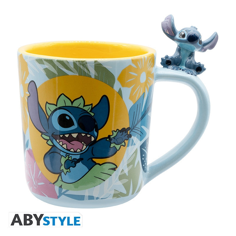 ABYSTYLE DISNEY - Tazza 3D handle: "Hawaiian Stitch Abystyle