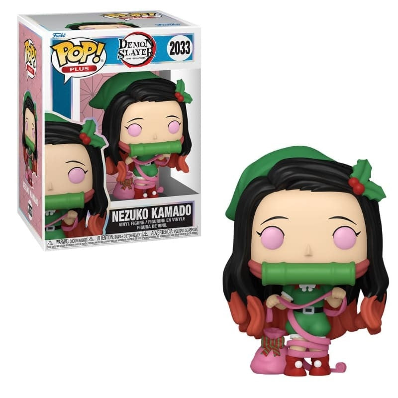 FUNKO POP Plus: Demon Slayer- Nezuko (Holiday) 9 cm - Disponibile in 2/3 giorni lavorativi Funko
