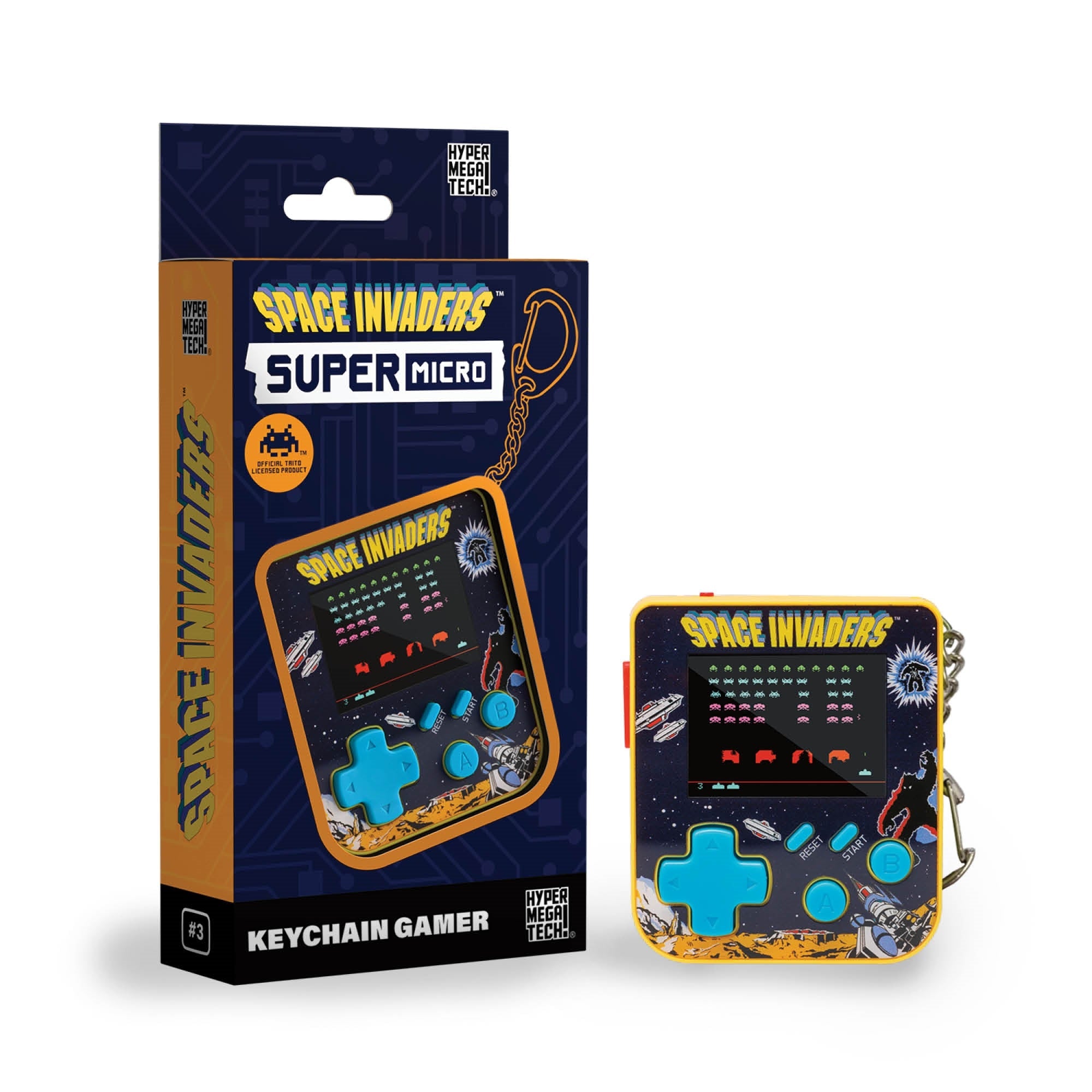 BLAZE Super Micro - Space Invaders Keychain Gamer GED
