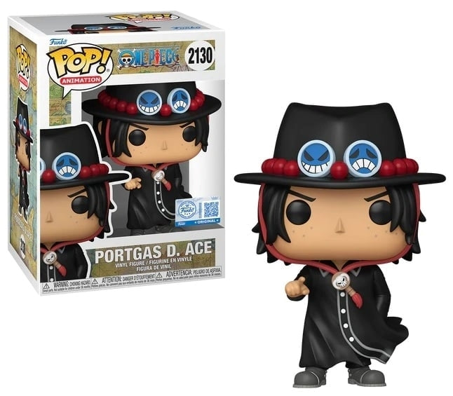 FUNKO POP Animation: One Piece - 2130 Portgas D. Ace Intro (Exclusive) 9 cm - Disponibile in 2/3 giorni lavorativi Funko