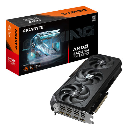 Scheda video GPU Gigabyte Radeon RX 9070 GAMING OC 16G - Consegna gratuita in circa 7 giorni lavorativi Gigabyte