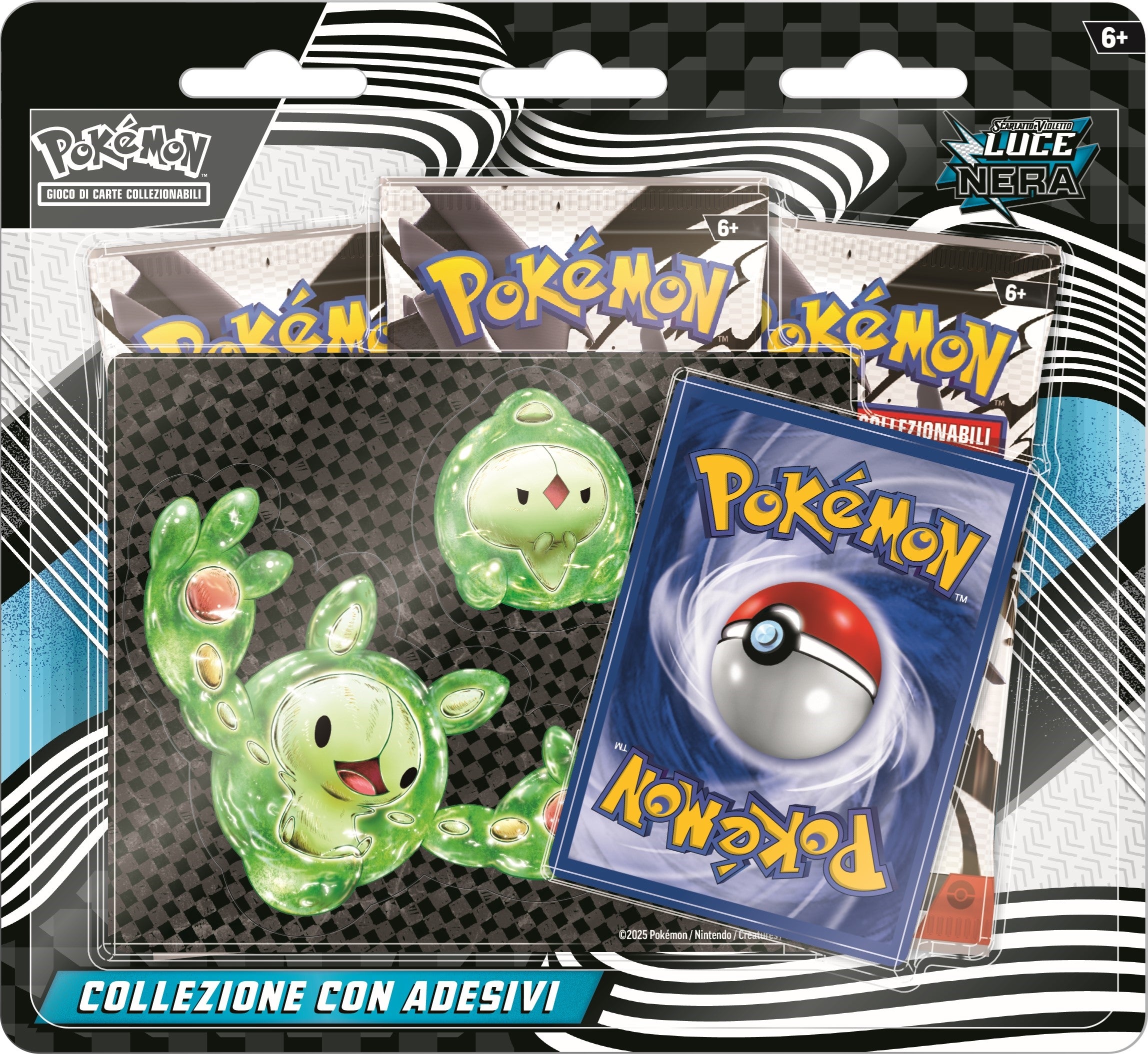 POKEMON - SV10.5 Collezione con Adesivi dell'espansione Scarlatto e Violetto - Fuoco Bianco - Disponibile in 2/3 giorni lavorativi Pokemon International