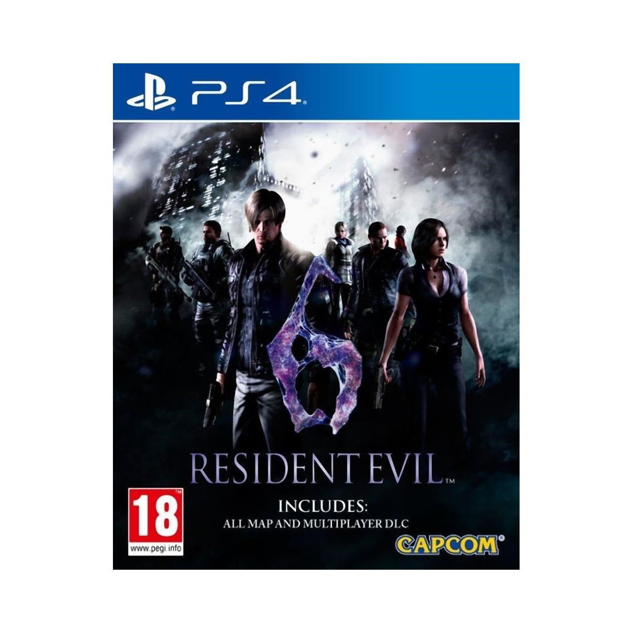 PS4 RESIDENT EVIL 6 (INCLUDES: ALL MAP AND MULTIPLAYER DLC) EU - Disponibile in 2/3 giorni lavorativi EU