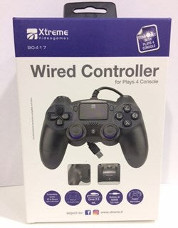PS4 XTREME Controller Wired Dualshock PS4 (compatibile anche PC/PS3) Accessori - Disponibile in 2/3 giorni lavorativi Xtreme