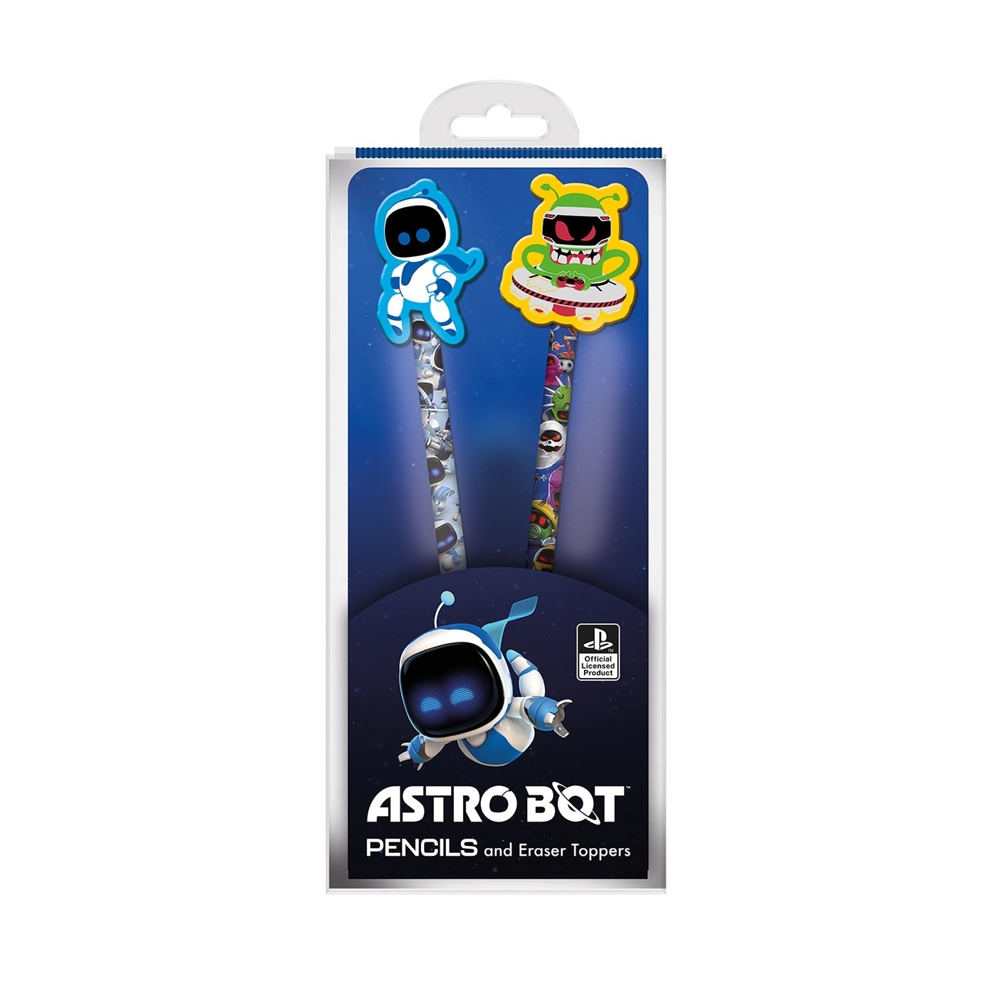ASTRO BOT PENCIL & ERASERS Pyramid