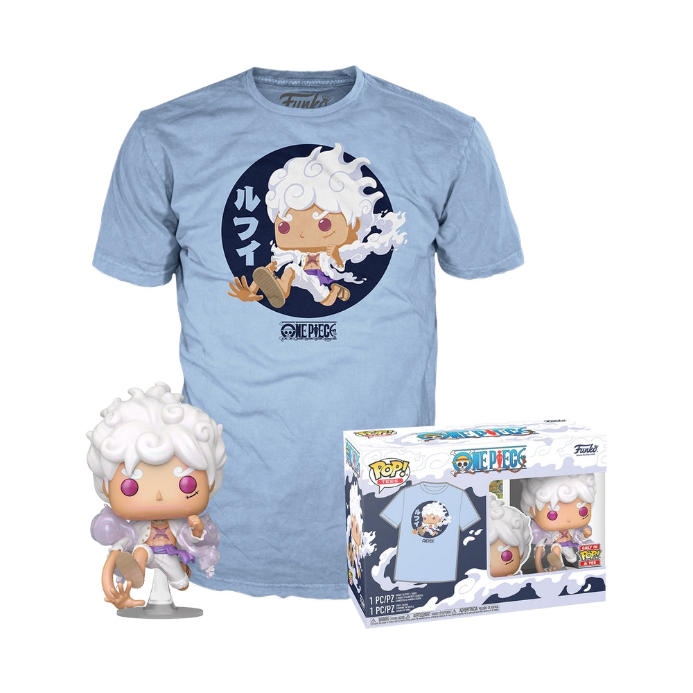 FUNKO POP&TEE: One Piece- Luffy Fifth Gear L - Disponibile in 2/3 giorni lavorativi Funko