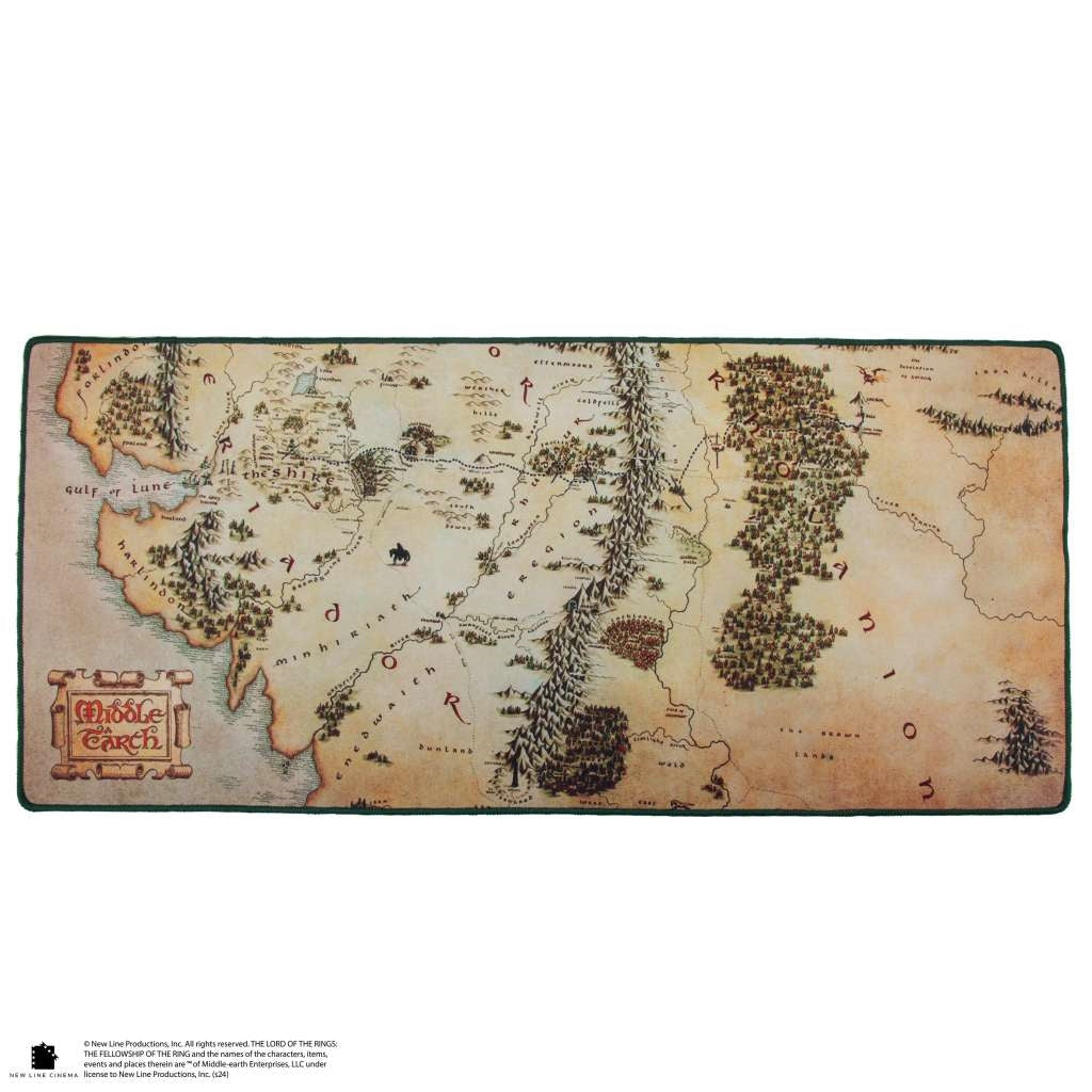 PYRAMID - THE LORD OF THE RINGS (MIDDLE EARTH MAP) DESK MAT Pyramid