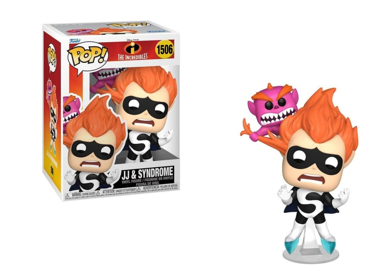 FUNKO POP Disney: The Incredibles 20th- JJ & Syndrome 9 cm Funko