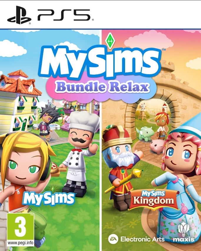 PS5 MYSIMS: BUNDLE RELAX (My Sims + My Sims Kingdom) - Disponibile in 2/3 giorni lavorativi Electronic Arts