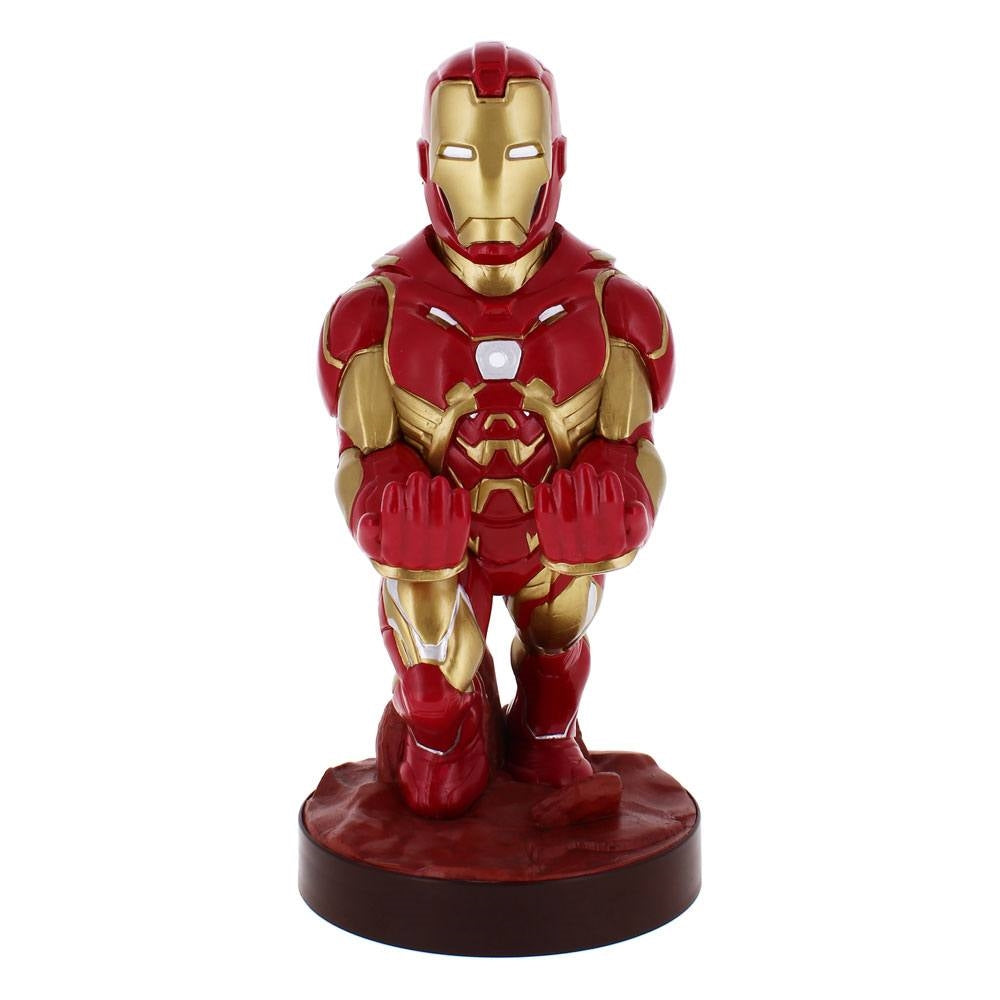 MARVEL AVENGERS IRONMAN EVERGREEN CABLE GUY (porta smartphone/controller + cavo USB 2 metri separato) GED