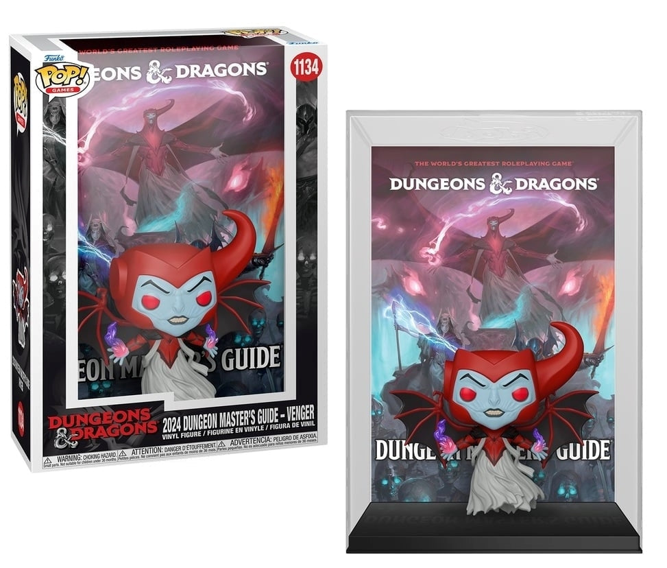 FUNKO POP Game Cover: Dungeon & Dragons - 1134 Master's Guide 2024 Venger - Disponibile in 2/3 giorni lavorativi Funko