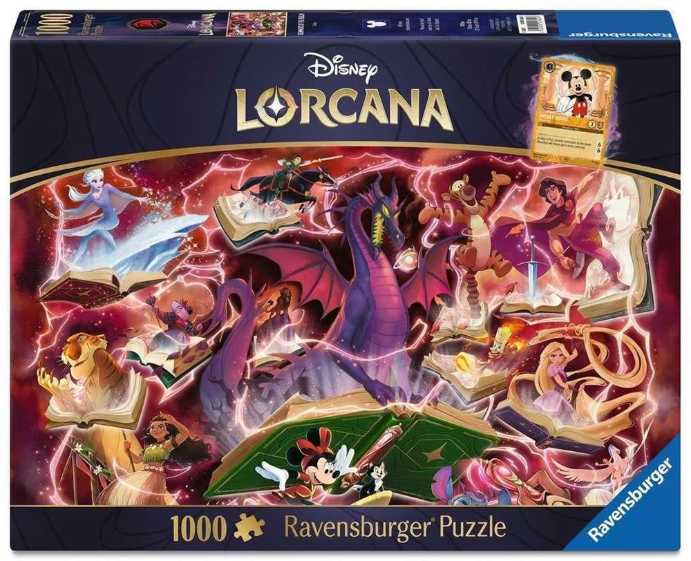 RAVENSBURGER LORCANA Glimmers of the Realm : Ruby 1000 pz Ravensburger