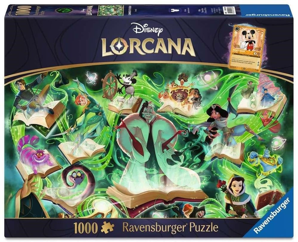 RAVENSBURGER LORCANA Glimmers of the Realm : Emerald 1000 pz Ravensburger