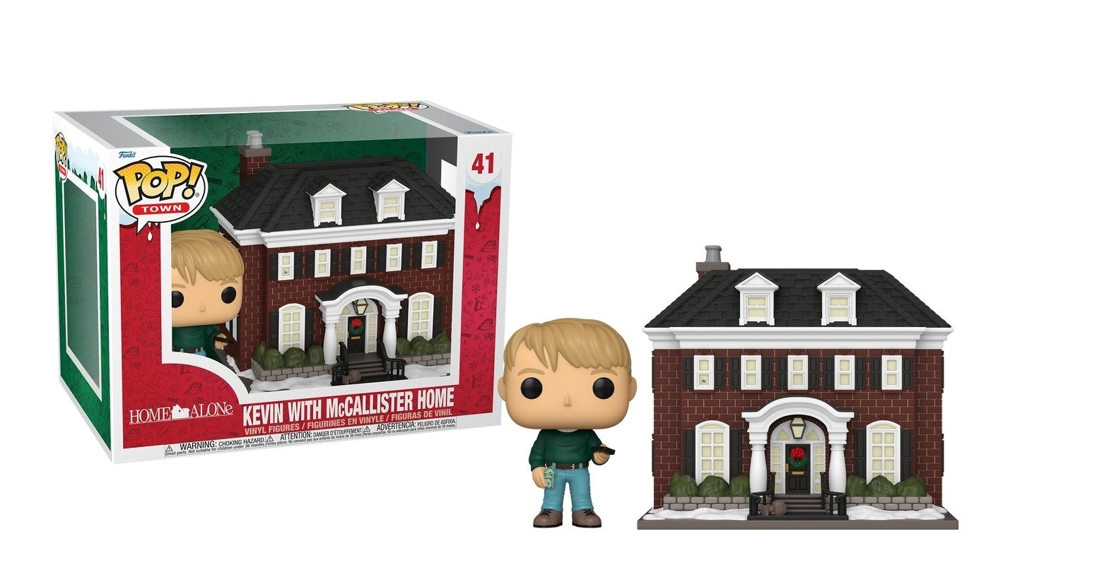 FUNKO POP Town: Home Alone - Kevin With McCallister Home Funko