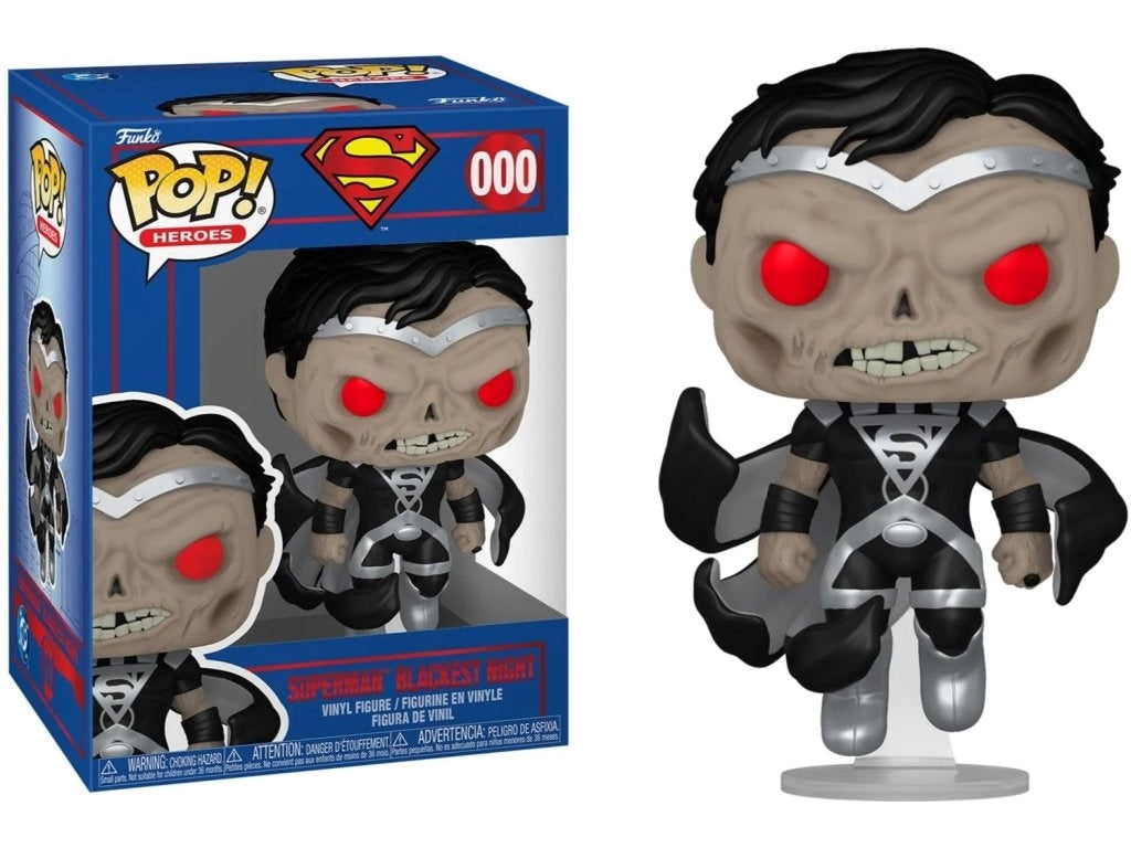 FUNKO POP DC: Superman - 000 Superman Blackest Night 9cm Funko