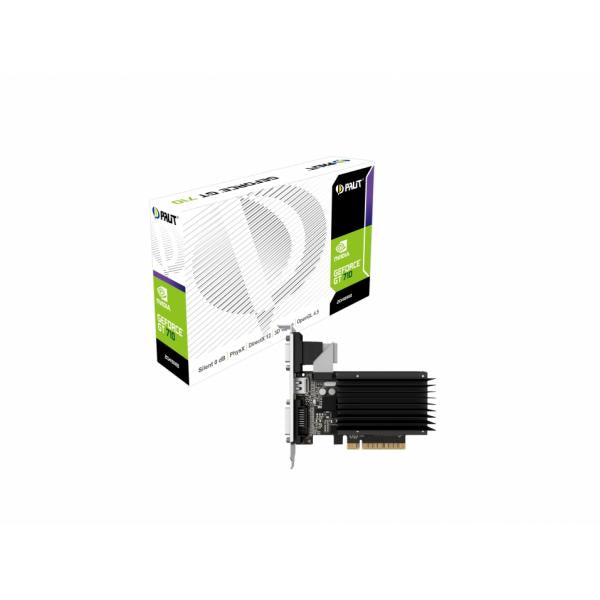 SV Palit GT710 2GB 64bit sD3 passive LP + CRT + DVI + HDMI - Disponibile in 3-4 giorni lavorativi Palit