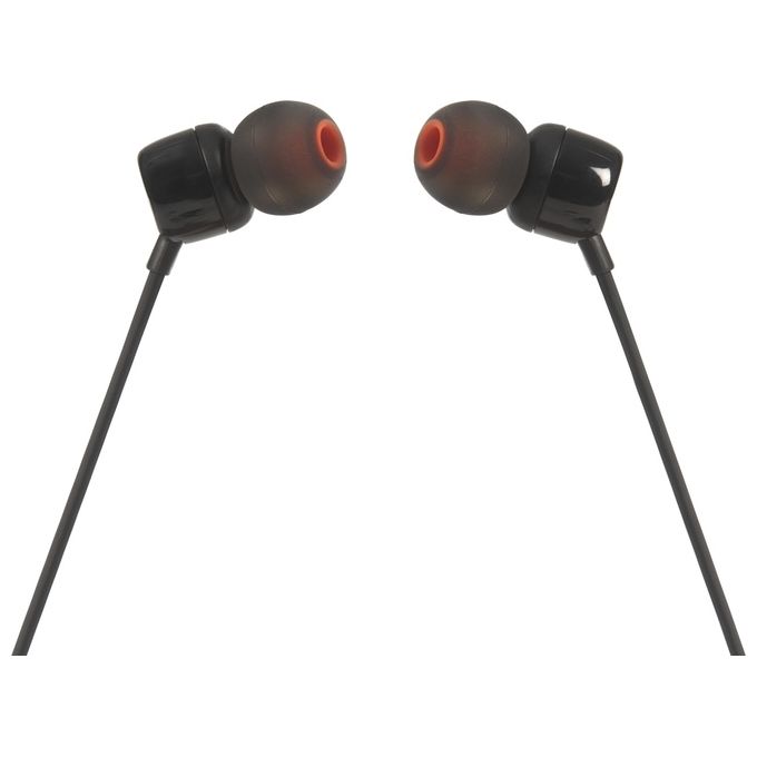 JBL T110 Auricolare con Microfono Nero - Disponibile in 3-4 giorni lavorativi