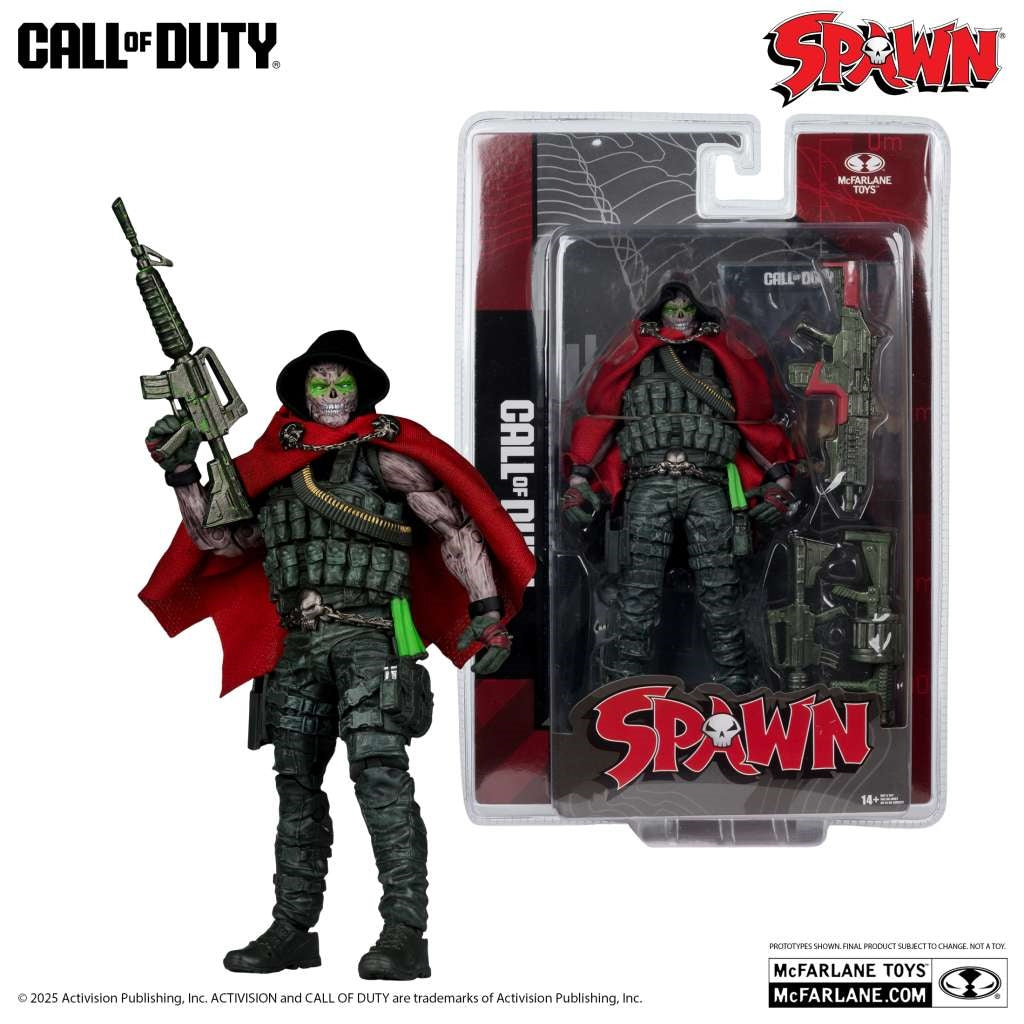 McFarlaneToys 110180 - Call of duty 7 inch burned spawn action figure McFarlane Toys