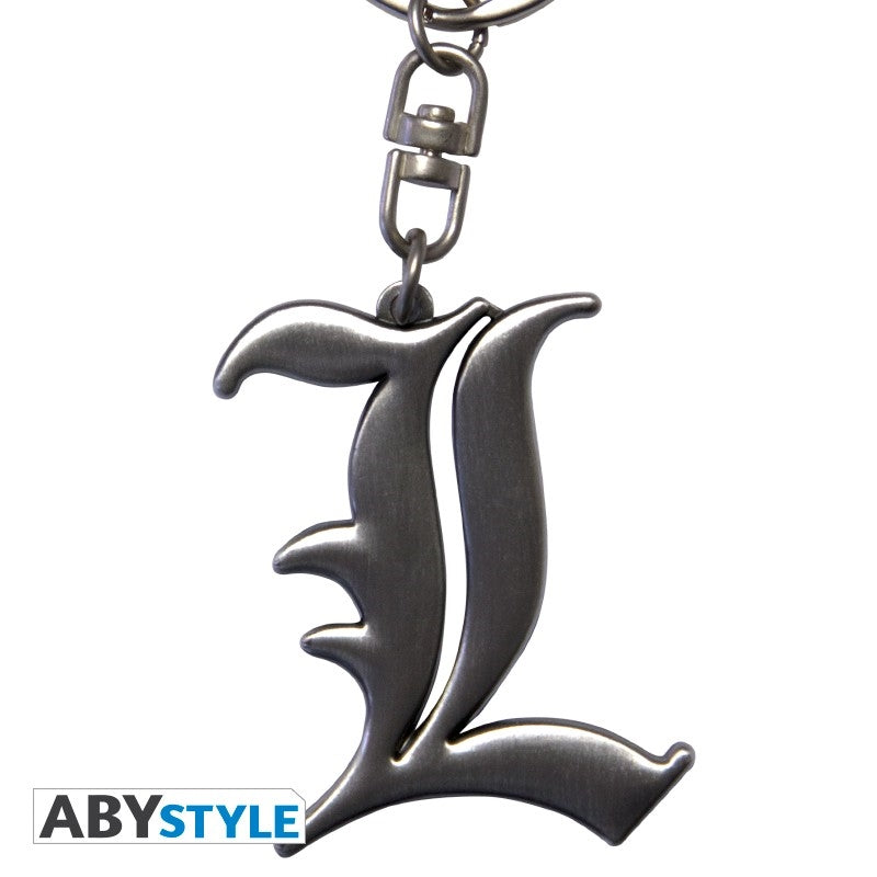 ABYSTYLE DEATH NOTE - Portachiavi 3D "Simbolo L Abystyle