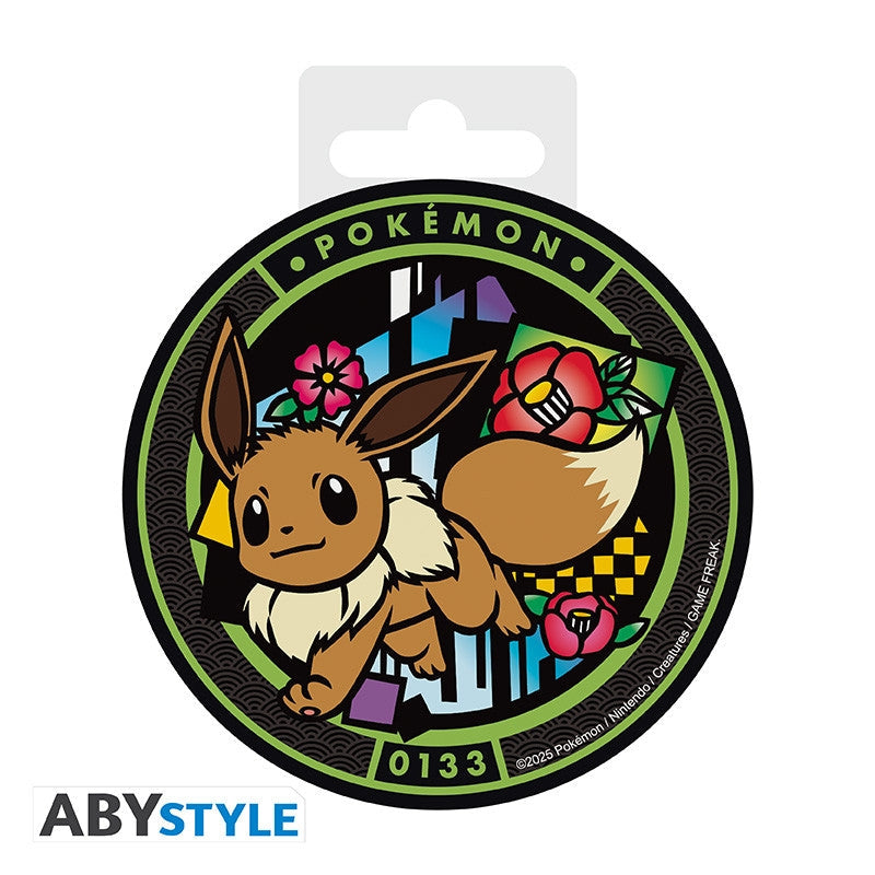 ABYSTYLE POKEMON - Sottobicchiere in ceramica: "Evee - Disponibile in 2/3 giorni lavorativi Abystyle