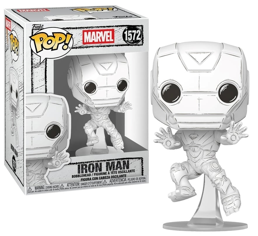 FUNKO POP Marvel: Marvel Sketched - 1572 Iron Man 9cm - Disponibile in 2/3 giorni lavorativi Funko