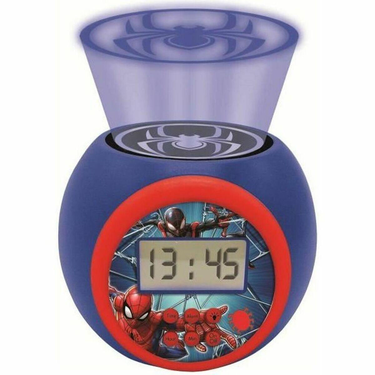 Orologio Sveglia Lexibook Spider-Man Proiettore - Disponibile in 3-4 giorni lavorativi