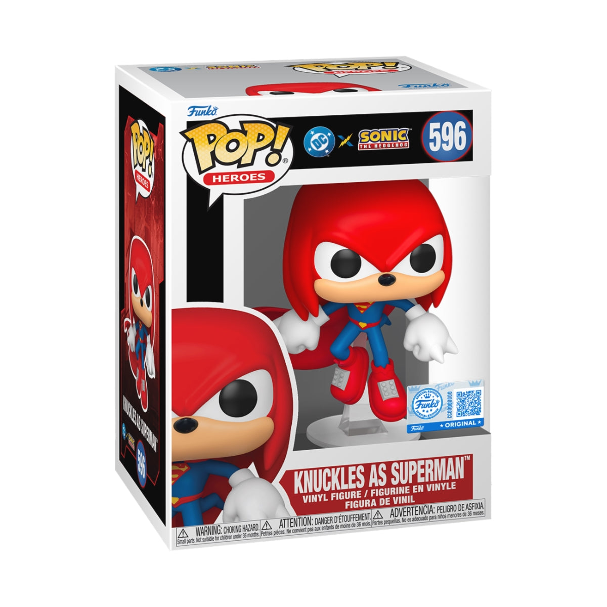 FUNKO POP Heroes: Justice League of America & Sonic- Knuckles/Superman 9 cm Funko