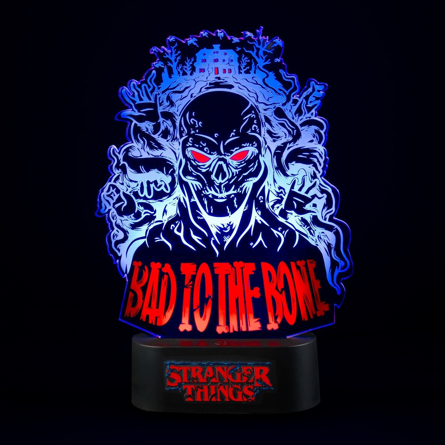 ERIK. STRANGER THINGS LAMPADA LED DA TAVOLO STRANGER THINGS BAD TO THE BONE ERIK.