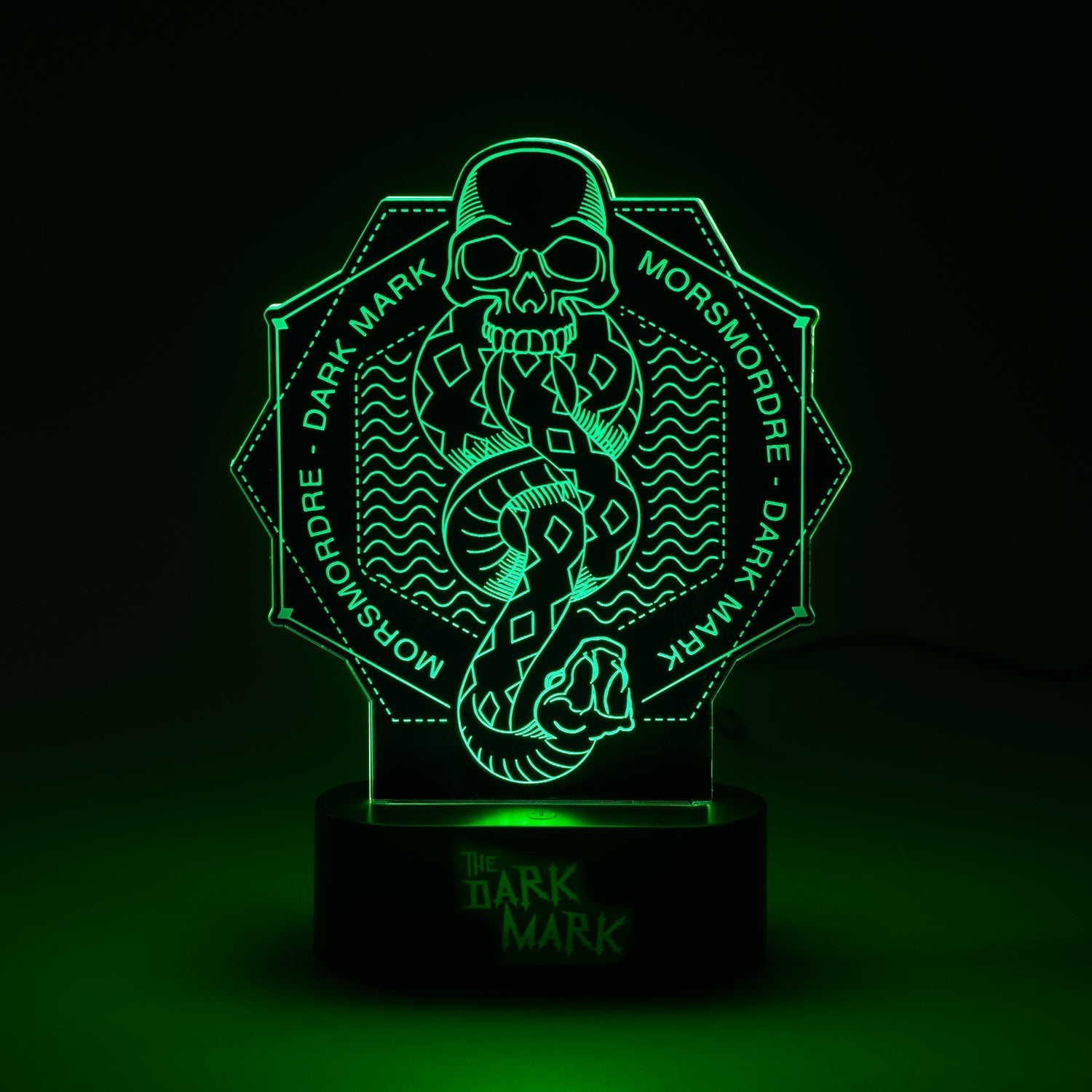 HARRY POTTER LAMPADA LED DA TAVOLO HARRY POTTER MARCHIO NERO - Disponibile in 2/3 giorni lavorativi ERIK.