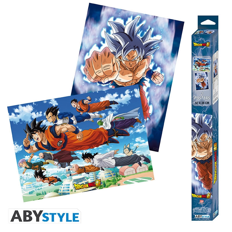 ABYSTYLE DRAGON BALL SUPER - Set 2 Poster: "Goku & Friends" (52x38) Abystyle
