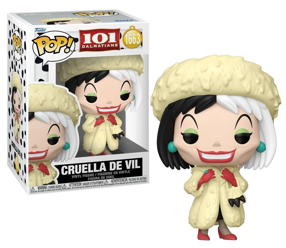 FUNKO POP Disney: 101 Dalmatians - 1663 Cruella De Vil With Chase 9cm Funko