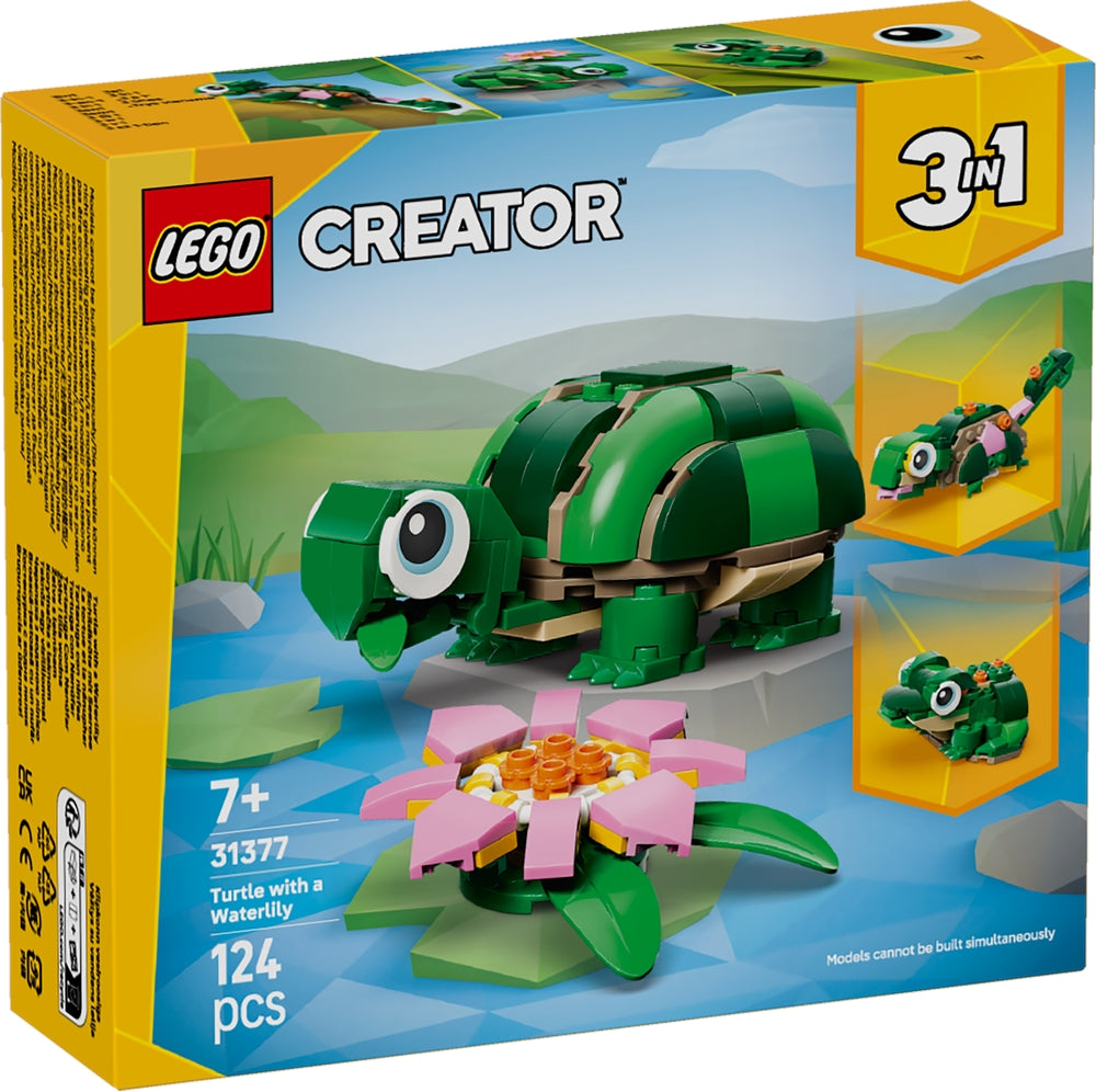 LEGO 31377 CREATOR - Tartaruga con fiore di ninfea LEGO