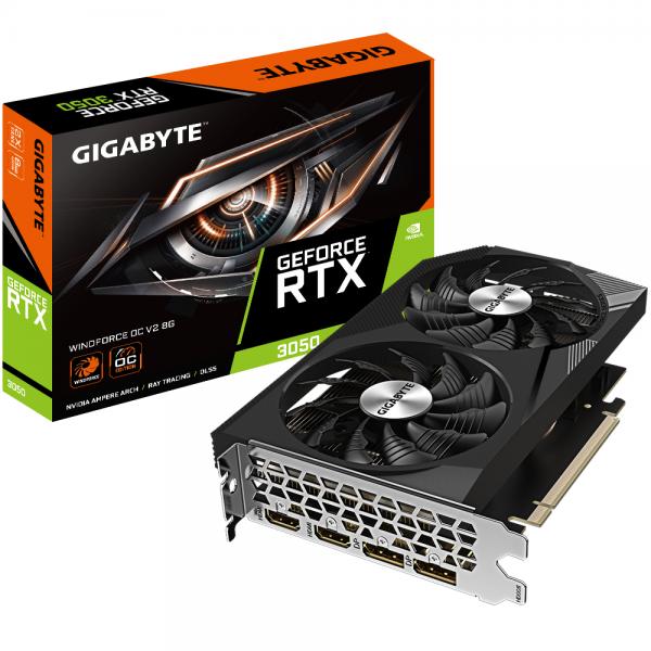 Gigabyte GeForce RTX 3050 WINDFORCE OC V2 - Grafikkarten GameSIDE&Tech