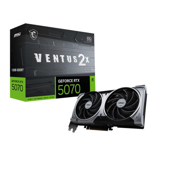 MSI GeForce RTX 5070 12G VENTUS 2X OC - Grafikkarten MSI