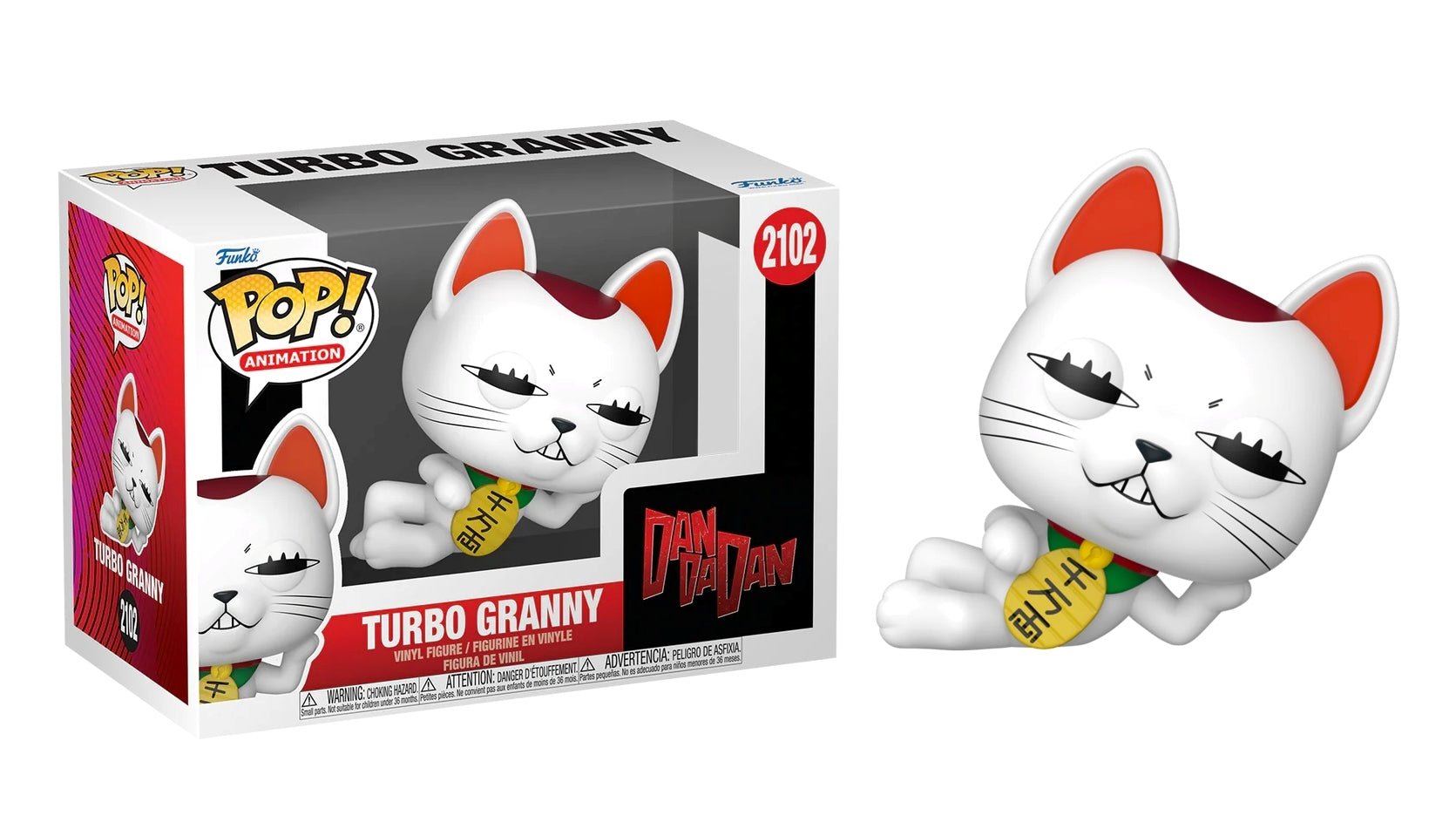 FUNKO POP Animation DANDADAN N° 2102 - Turbo Granny Cat 9cm Funko