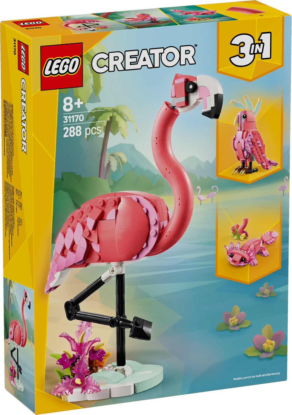 LEGO 31170 CREATOR Animali selvatici: fenicottero rosa LEGO