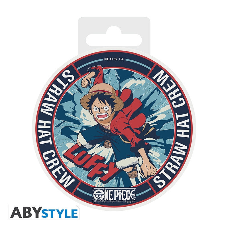 ABYSTYLE ONE PIECE - Sottobicchiere in ceramica: "Luffy - Disponibile in 2/3 giorni lavorativi Abystyle