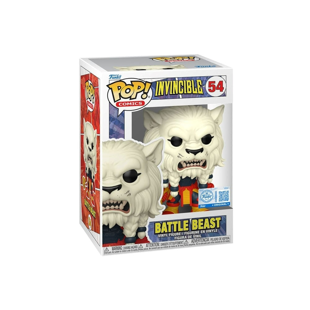 FUNKO POP Comics: Invincible - 54 Battle Beast With Chase (Exclusive) 9cm Funko