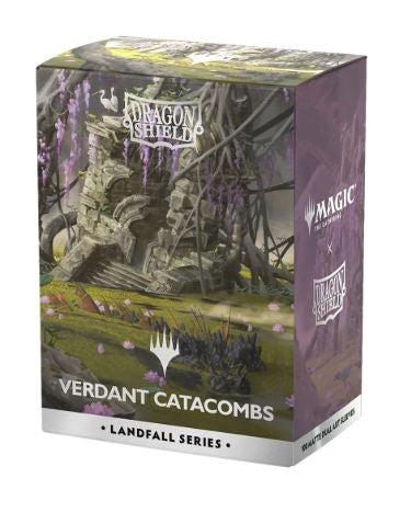 DRAGON SHIELD Matte Landfall Series - Verdant Catacomb (100 Bustine protettive) Dragon Shield