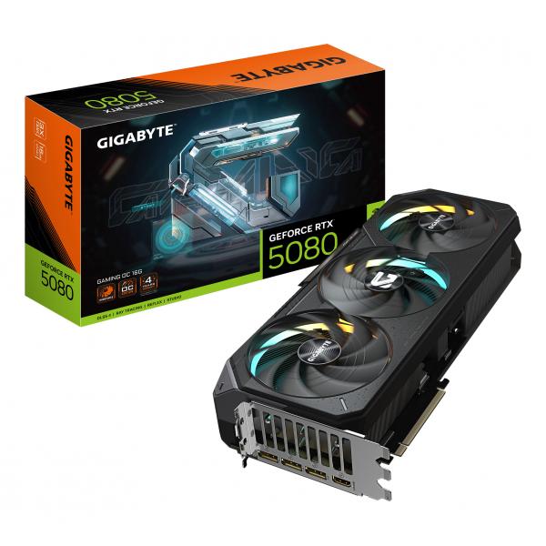 Gigabyte GeForce RTX 5080 GAMING OC 16G - Grafikkarten Gigabyte