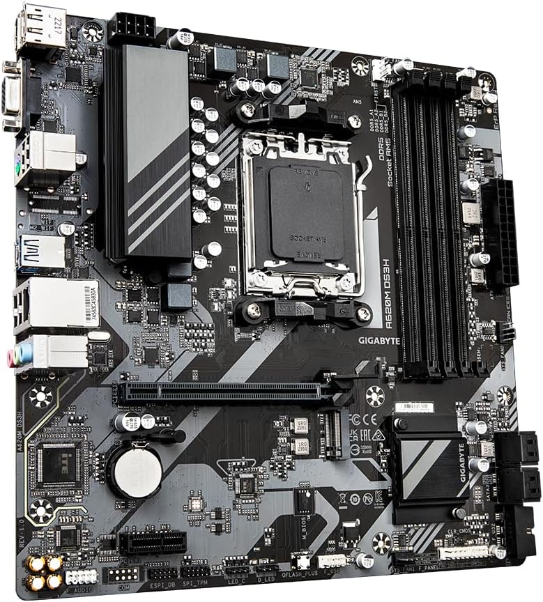 Gigabyte A620M-DS3H Scheda Madre Socket AMD AM5 DDR5 GameSIDE&Tech