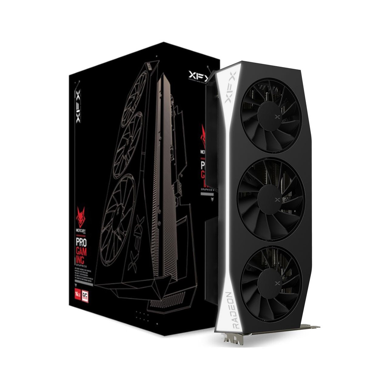 XFX VGA Radeon RX9060XT Mercury OC Gaming 3xDP/1xHDMI AMD Radeon RX 9060XT - Grafikkarte (RX-96TMERCB9) Xfx