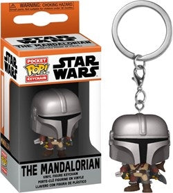 FUNKO POP Star Wars: The Mandalorian - The Mandalorian Portachiavi 4 cm Funko