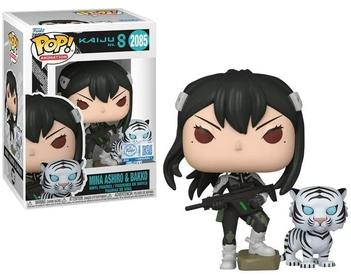 FUNKO POP Animation: Kaiju No.8 - 2085 Mina Ashiro & Bakko (Exclusive) 9cm Funko