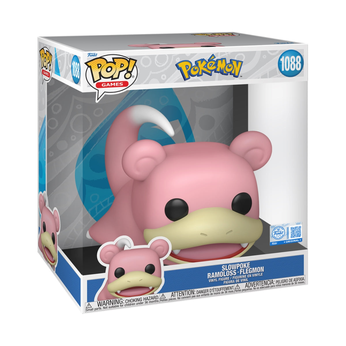FUNKO POP Jumbo: Pokemon- Slowpoke Funko