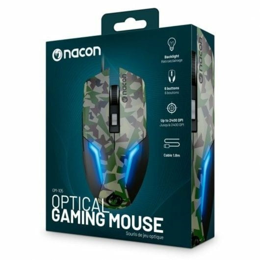 NACON PC GAMING MOUSE GM-105 FOREST CAMO Big Ben
