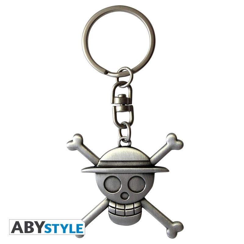 ABYSTYLE ONE PIECE - Portachiavi: "Skull Luffy 3D Abystyle